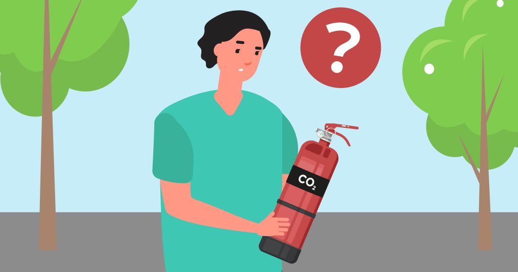 Can a co2 fire extinguisher be used on all fires?